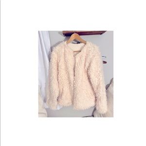 Ultra Soft MoHair Cream Jacket